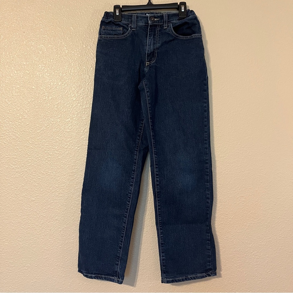 Sonoma Big Boys Size 14 Dark Blue Straight Leg Jeans